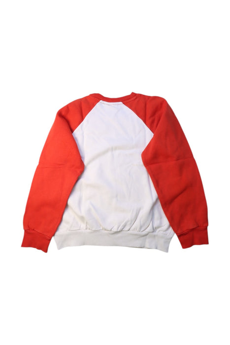A Red Crewneck Sweatshirts from Mini Rodini in size 7Y for boy. (Back View)