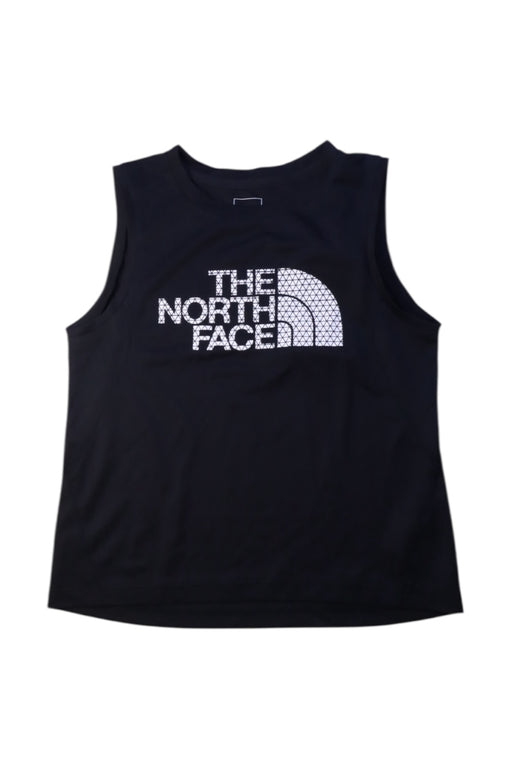 A Black Sleeveless Tops from The North Face in size 10Y for boy. (Front View)