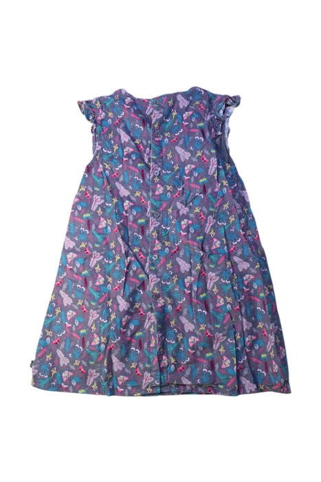 A Multicolour Sleeveless Dresses from La Compagnie des Petits in size 4T for girl. (Back View)