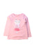 A Pink Long Sleeve Tops from Momonittu in size 4T for girl. (Front View)