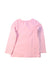 A Pink Long Sleeve Tops from Momonittu in size 4T for girl. (Back View)