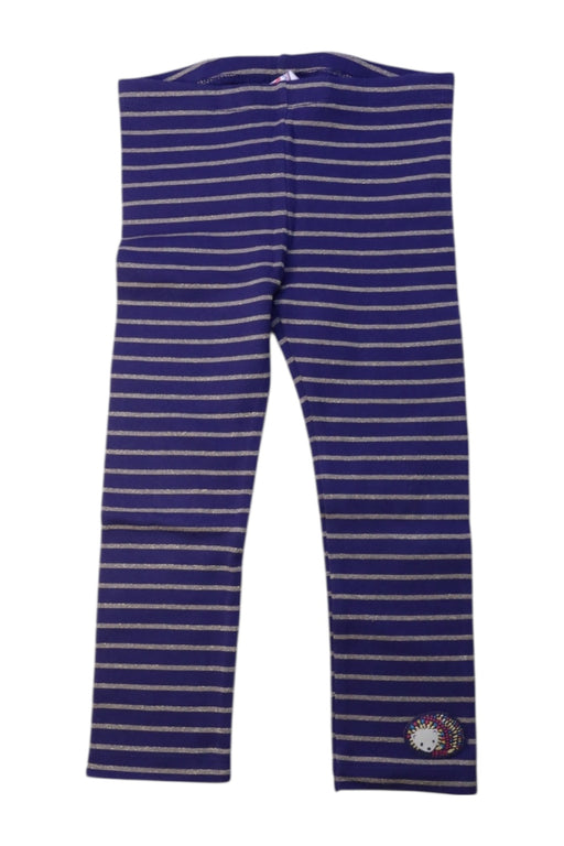 A Purple Leggings from La Compagnie des Petits in size 4T for girl. (Front View)