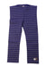 A Purple Leggings from La Compagnie des Petits in size 4T for girl. (Front View)