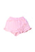 A Pink Shorts from Momonittu in size 2T for girl. (Front View)