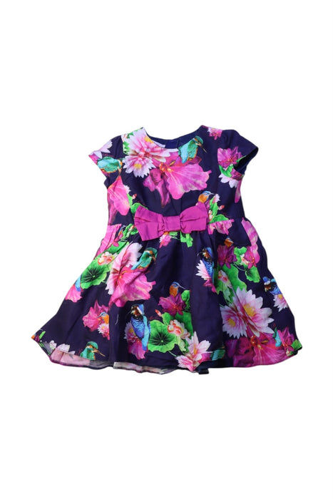 A Multicolour Short Sleeve Dresses from Baker by Ted Baker in size 2T for girl. (Front View)