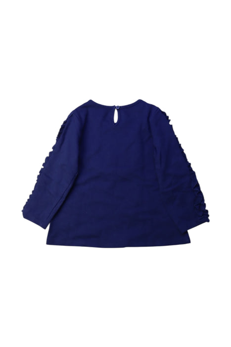 A Navy Long Sleeve Tops from Juicy Couture in size 3T for girl. (Back View)