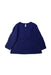 A Navy Long Sleeve Tops from Juicy Couture in size 3T for girl. (Back View)