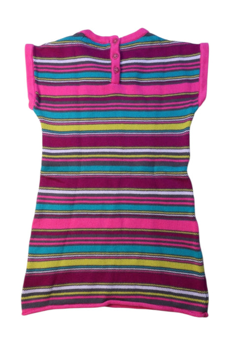 A Multicolour Sweater Dresses from La Compagnie des Petits in size 2T for girl. (Back View)