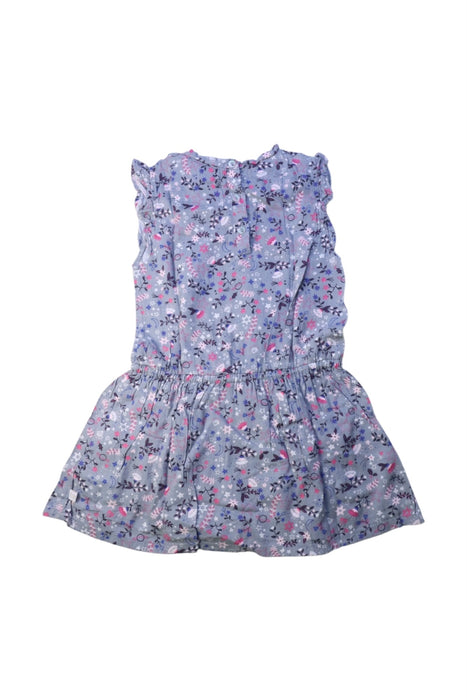A Multicolour Long Sleeve Dresses from La Compagnie des Petits in size 4T for girl. (Back View)