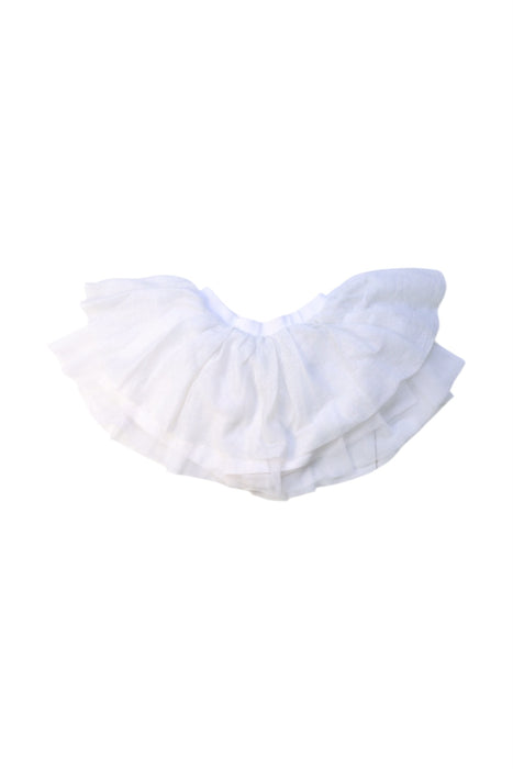 A White Tulle Skirts from Momonittu in size 2T for girl. (Back View)