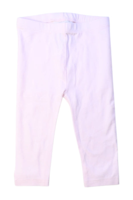 A Pink Leggings from Miniclasix in size 3-6M for girl. (Front View)