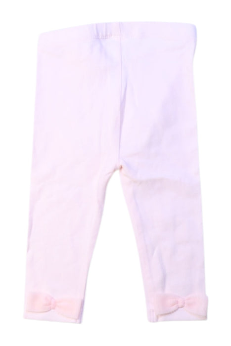 A Pink Leggings from Miniclasix in size 3-6M for girl. (Back View)