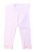 A Pink Leggings from Miniclasix in size 3-6M for girl. (Back View)
