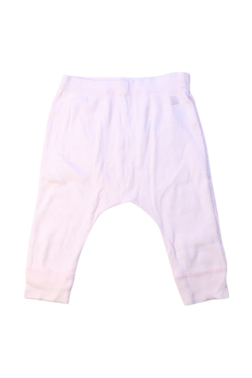 A White Casual Pants from Petit Bateau in size 3-6M for girl. (Front View)