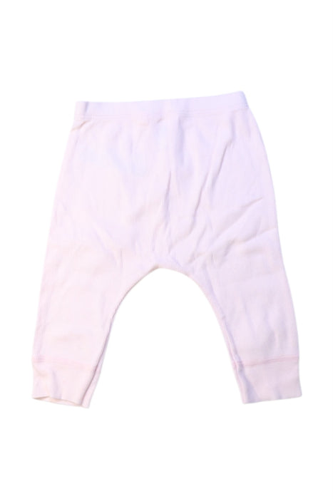 A White Casual Pants from Petit Bateau in size 3-6M for girl. (Back View)