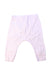 A White Casual Pants from Petit Bateau in size 3-6M for girl. (Back View)