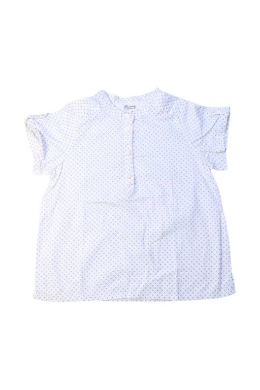 A White Short Sleeve Shirts from Bonpoint in size 3T for girl. (Front View)