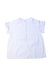 A White Short Sleeve Shirts from Bonpoint in size 3T for girl. (Front View)