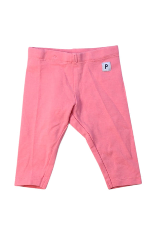 A Pink Leggings from Polarn O. Pyret in size 0-3M for girl. (Front View)