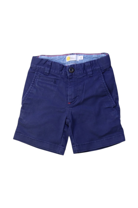 A Navy Shorts from Boden in size 3T for boy. (Front View)