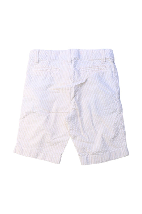 A White Shorts from Petit Bateau in size 3T for boy. (Back View)