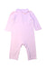 A Pink Long Sleeve Rompers from Ralph Lauren in size 6-12M for girl. (Front View)