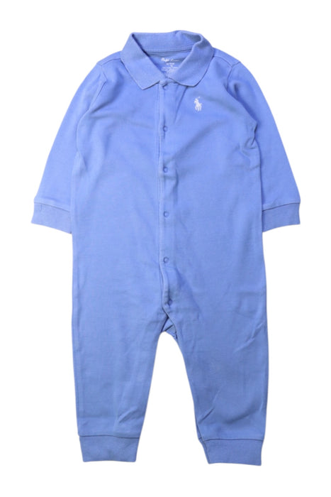 A Blue Onesies from Ralph Lauren in size 6-12M for girl. (Front View)