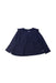 A Navy Long Sleeve Tops from Petit Bateau in size 12-18M for girl. (Front View)
