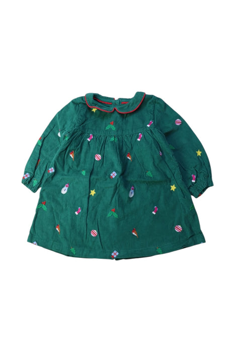 A Green Long Sleeve Dresses from Boden in size 6-12M for girl. (Front View)