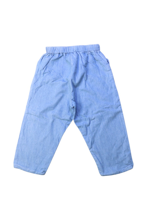 A Blue Casual Pants from Jacadi in size 12-18M for boy. (Back View)