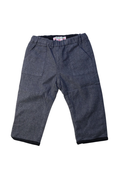 A Grey Casual Pants from Bonpoint in size 12-18M for girl. (Front View)