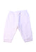 A White Sweatpants from Petit Bateau in size 3-6M for girl. (Back View)