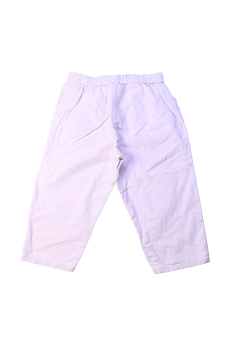 A White Casual Pants from Jacadi in size 12-18M for girl. (Back View)