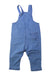 A Blue Long Overalls from Seed in size 6-12M for boy. (Back View)