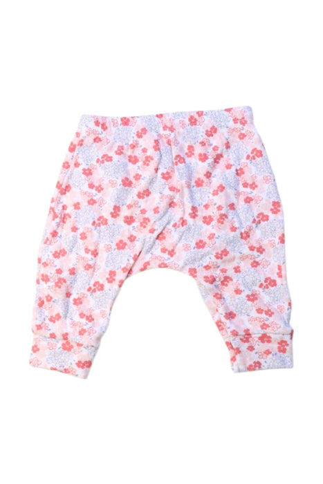 A Pink Casual Pants from Petit Bateau in size 0-3M for girl. (Back View)