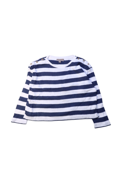 A Blue Long Sleeve T Shirts from Emile et Ida in size 3T for neutral. (Front View)