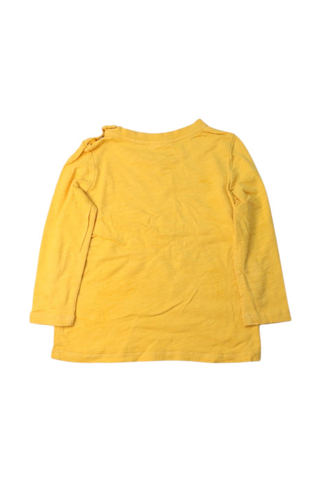 A Yellow Long Sleeve T Shirts from Seed in size 2T for boy. (Back View)