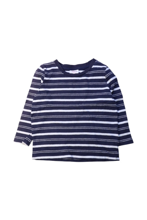 A Navy Long Sleeve T Shirts from Seed in size 3T for boy. (Front View)