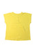 A Yellow Short Sleeve T Shirts from Petit Bateau in size 3T for girl. (Back View)