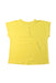 A Yellow Short Sleeve T Shirts from Petit Bateau in size 3T for girl. (Back View)