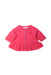 A Pink Cardigans from Momonittu in size 12-18M for girl. (Front View)