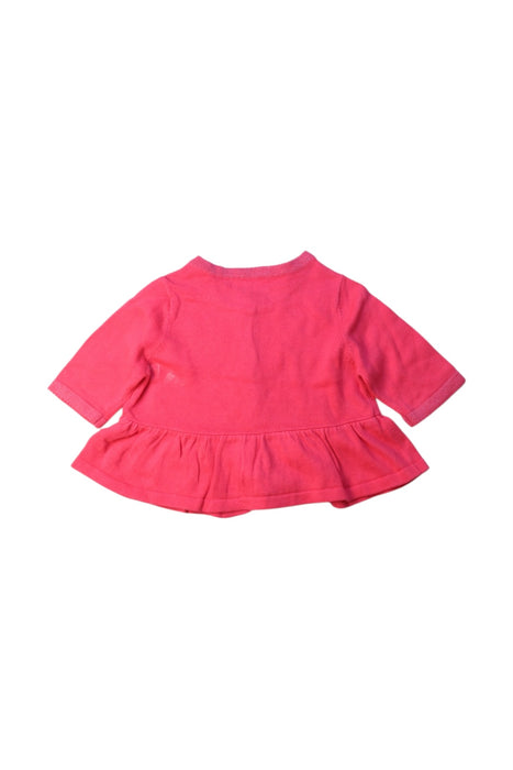 A Pink Cardigans from Momonittu in size 12-18M for girl. (Back View)