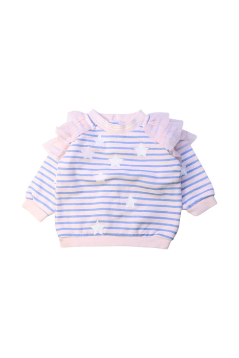 A Multicolour Crewneck Sweatshirts from Billieblush in size 6-12M for girl. (Front View)