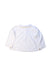 A White Long Sleeve Shirts from Nanos in size 12-18M for girl. (Back View)