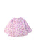 A Pink Long Sleeve Tops from Bonpoint in size 12-18M for girl. (Front View)