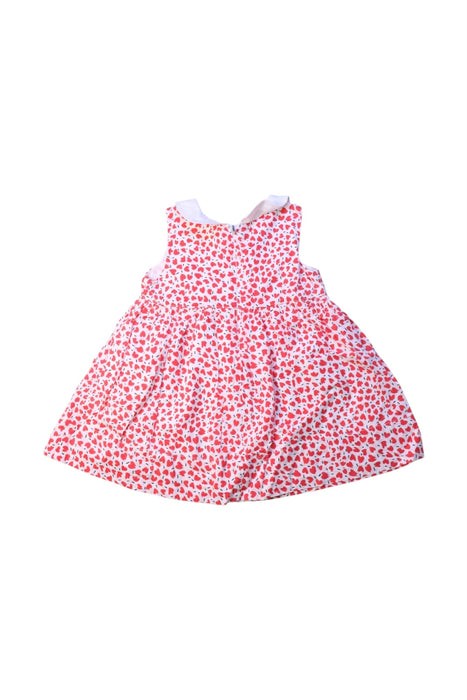A Pink Sleeveless Dresses from Momonittu in size 12-18M for girl. (Back View)