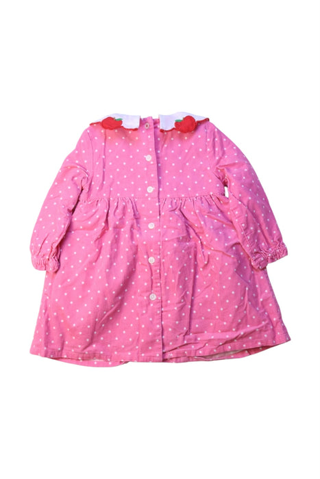 A Pink Long Sleeve Dresses from Boden in size 6-12M for girl. (Back View)