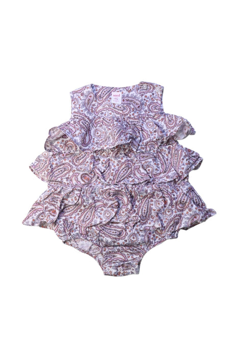 A Multicolour Sleeveless Rompers from Seed in size 18-24M for girl. (Front View)