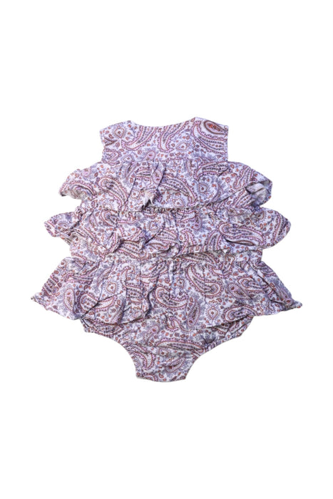 A Multicolour Sleeveless Rompers from Seed in size 18-24M for girl. (Back View)