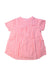 A Pink Short Sleeve Shirts from Nanos in size 3T for boy. (Back View)